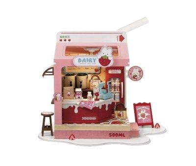 Maqueta en Miniatura Strawberry Milk Box