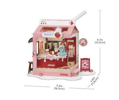 Maqueta en Miniatura Strawberry Milk Box