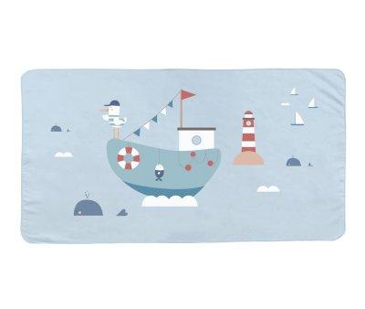 Toalla Playa Microfibra Fishing Boat Personalizable