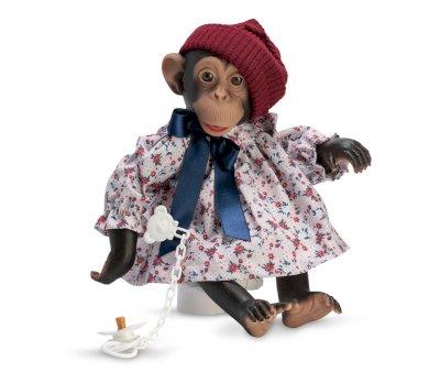 Lola La Chimpanc Reborn con Vestido de Flores
