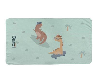 Toalla Playa Microfibra Cool Dinos Personalizable