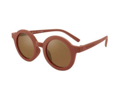 Flexible Polarized Sunglasses New Round (18m-8 years) Cinnamon