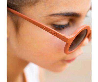 Flexible Polarized Sunglasses New Round (18m-8 years) Cinnamon