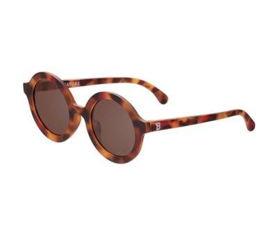 Lunettes de Soleil Flexibles (3-5 ans) Euro Round Amber Lenses Classic Tortoise