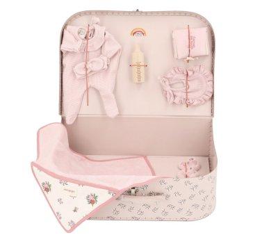 Maleta Vintage "Kit de Nacimiento" Mueco Soft Clarisse