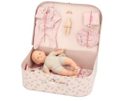 Maleta Vintage "Kit de Nacimiento" Mueco Soft Clarisse