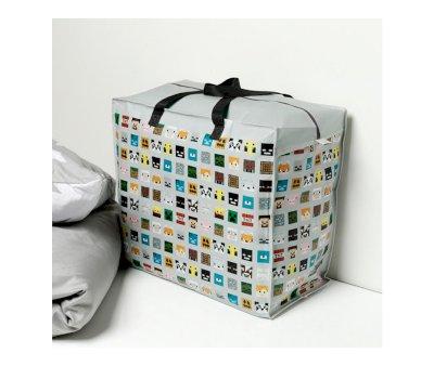 Sac de Rangement Visages Minecraft