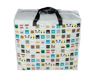 Sac de Rangement Visages Minecraft