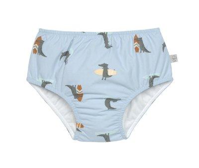 Maillot de Bain Couche Crocodile Blue
