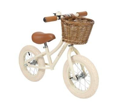 Bicicleta Banwood sin Pedales First Go! Crema