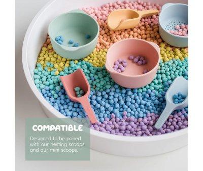 3 Ciotole Sensoriali Impilabili Corallo