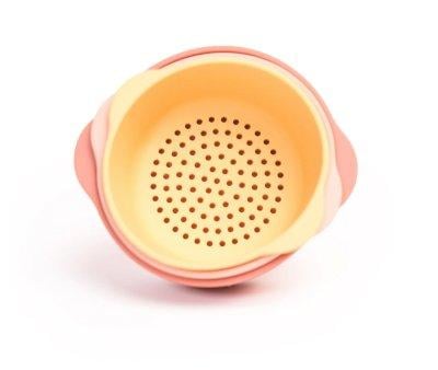 3 Ciotole Sensoriali Impilabili Corallo