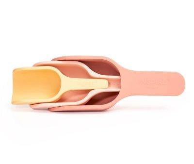 3 Palette in Silicone Corallo
