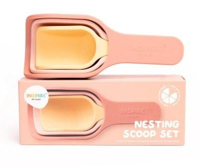 3 Palette in Silicone Corallo
