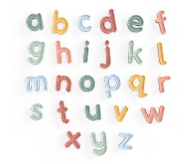 26 Lettere Minuscole in Silicone Pastello
