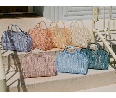 Panier Rtro Vintage Sea Green