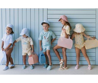 Panier Rtro Vintage Sea Green