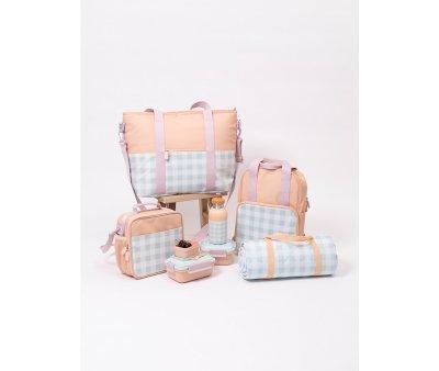 Nevera Rgida Stripes Apricot Personalizable