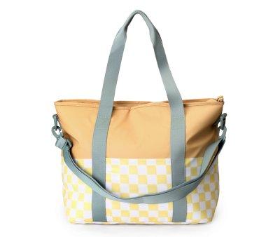 Bolso Nevera Stripes Yellow Chess