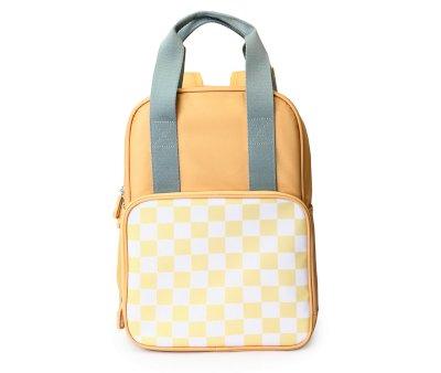 Mochila Scout Stripes Yellow Chess Personalizable