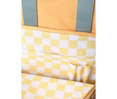 Mochila Scout Stripes Yellow Chess Personalizable