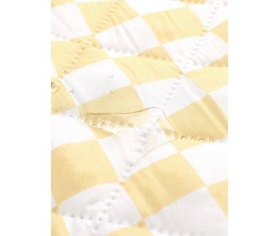 Manta Picnic Stripes Yellow Chess