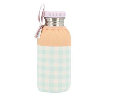 Botella Acero con Funda Stripes Apricot Personalizable 500ml