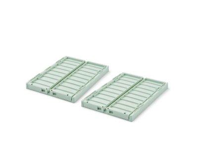 2 Ceste Organizer Piccole Weston Light Peppermint