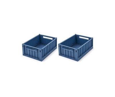 2 Ceste Organizer Medie Weston Indigo Blue