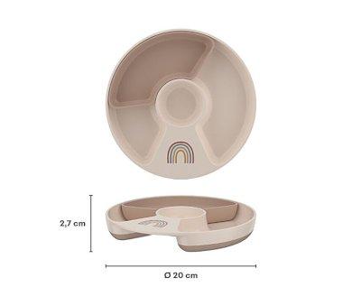 Plato Infantil Compartimentos Mio Fairy Garden