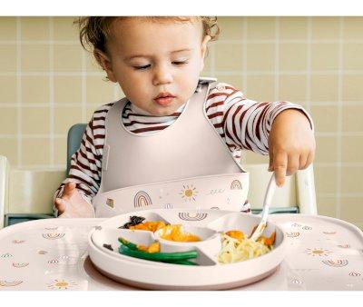 Plato Infantil Compartimentos Mio Fairy Garden