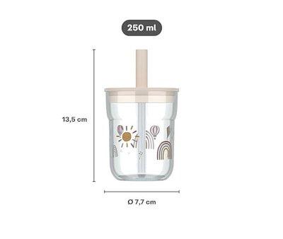 Vaso con Pajita Mio Fairy Garden 250 ml