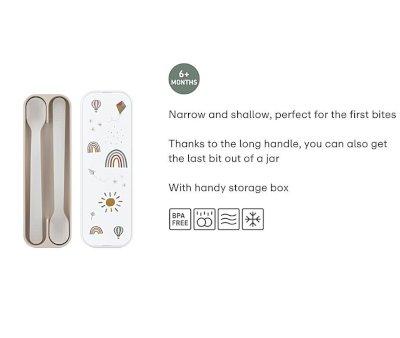2 Cuillres Longues Mio Sunshine & Rainbow