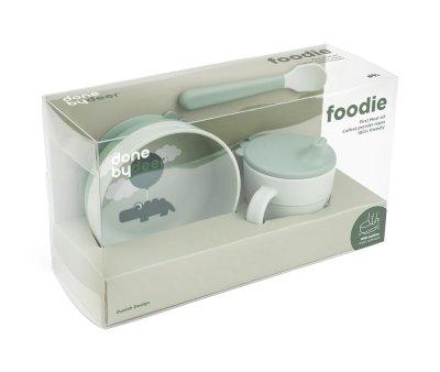 Set Primera Vajilla Foodie Happy Clouds Verde