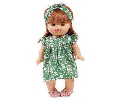 Vestido y Diadema Ida Liberty Capel Verde mile & Ida para Muecos Gordis