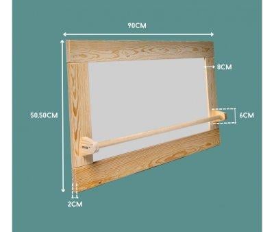 Specchio Montessori Grande con Barra in Legno