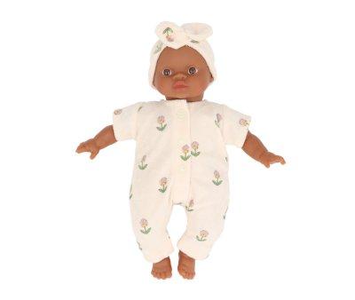 Mueco Soft Oscar con Mono y Gorrito Lili Fleurs Douces mile & Ida