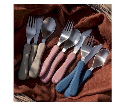 Set 3 Cubiertos Silicona Fanto Vintage Rose