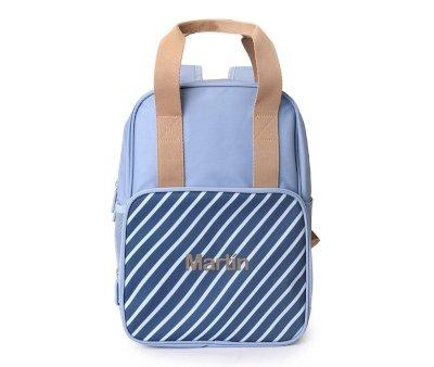 Mochila Scout Stripes Blue Personalizable