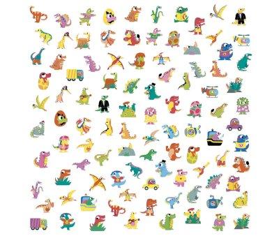 100 Pegatinas de Dinosaurios