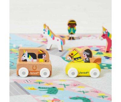 Furgoneta Unicornio de Madera Reino Encantado Cross Roads