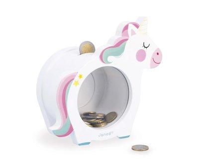 Hucha de Madera Unicornio