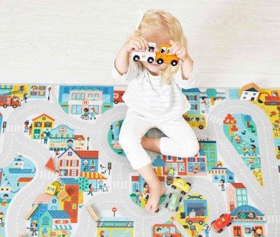 Tapis avec Circuit Cross Roads Ville