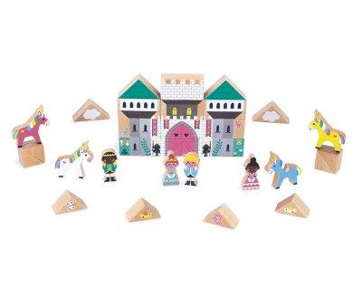 37 Cubes en Bois Cross Roads Royaume Enchant