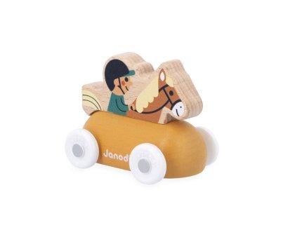Voiture Cavalier en Bois Cross Roads Valle Blanche