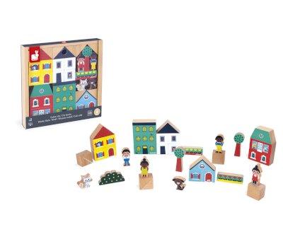 36 Bloques de Madera Ciudad Cross Roads