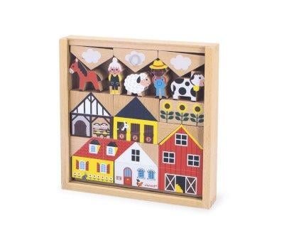 34 Bloques de Madera Campia Cross Roads