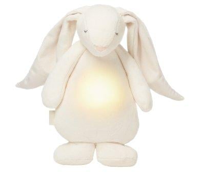 Coniglio Moonie Organico Luce Suoni 2.0 Cream Personalizzabile