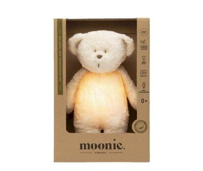 Peluche Son et Lumire Ours Organique Moonie 2.0 Polar