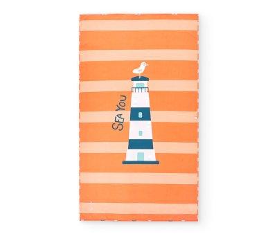 Toalha Praia Microfibra L Lighthouse Personalizvel